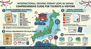 Read more about the article Driving in Japan: Requirements and Valid International Licenses (1949 Geneva Convention)