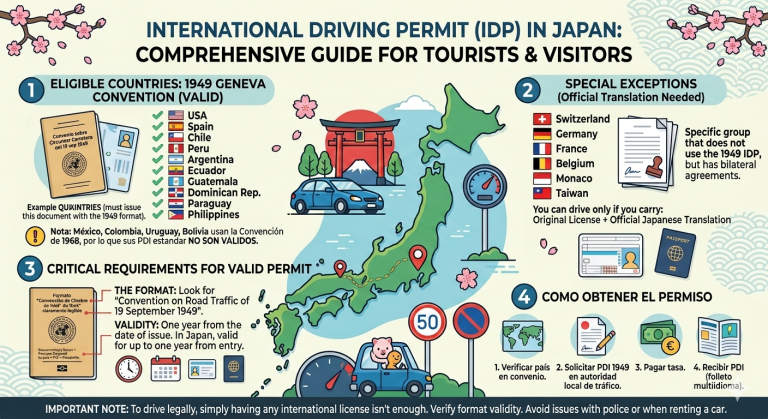 To drive legally in Japan