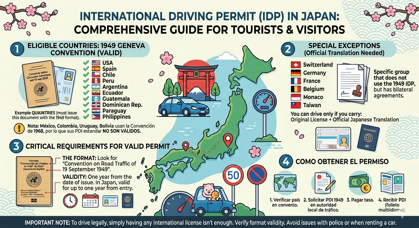 Read more about the article Driving in Japan: Requirements and Valid International Licenses (1949 Geneva Convention)